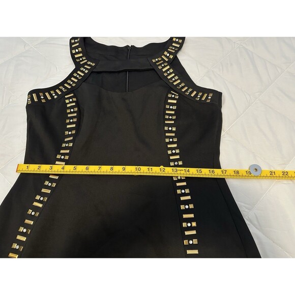 New, Signature By Sangria Embellished Formal Black Dress, Size 14 - Picture 5 of 12
